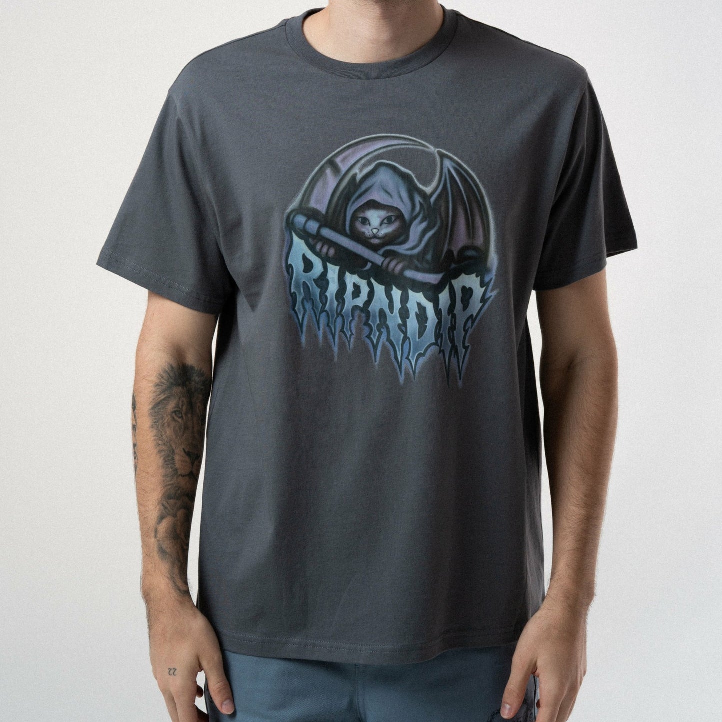 Out Of Time Tee (Charcoal) - Ripndip