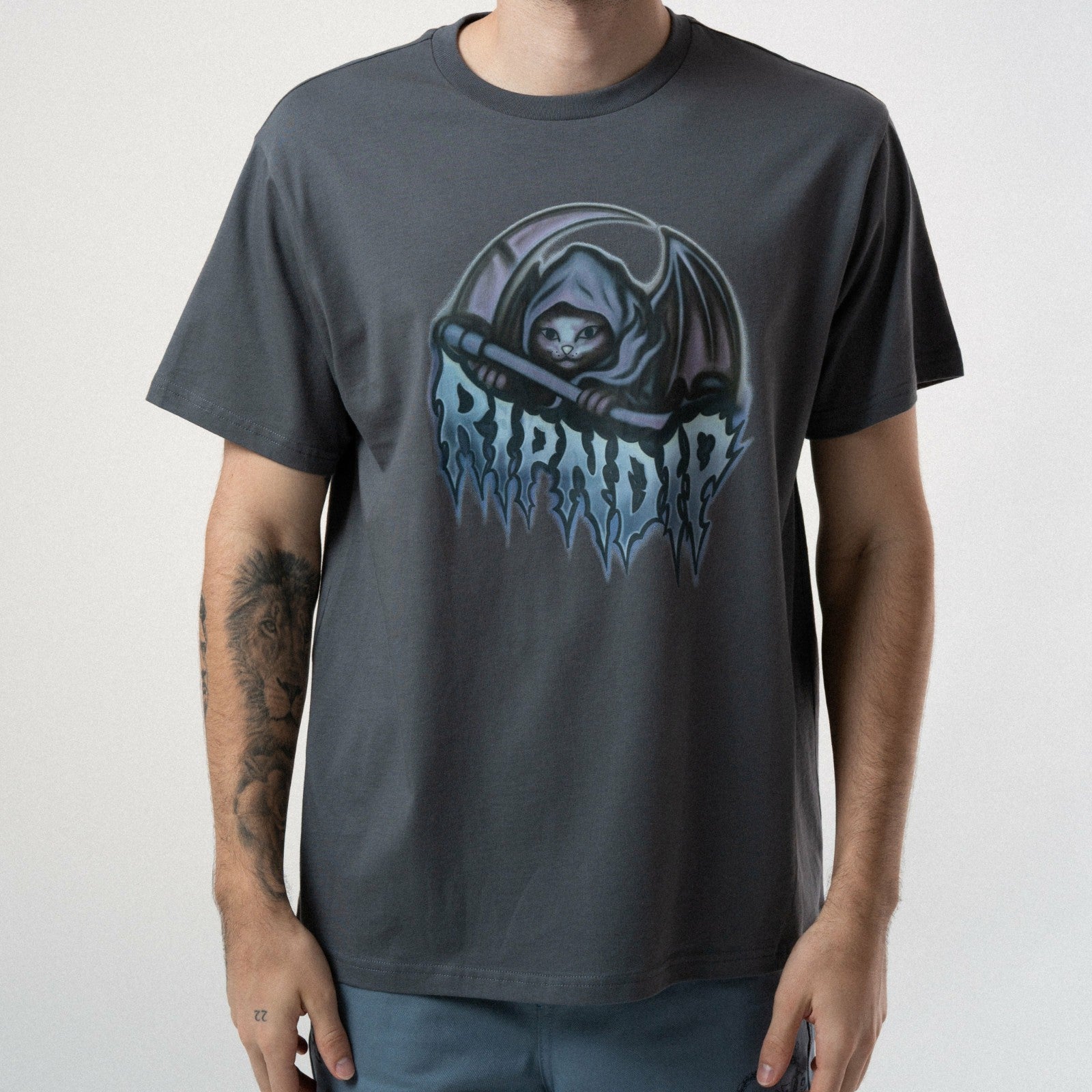 Out Of Time Tee (Charcoal) - Ripndip