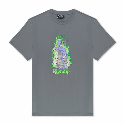 Horntail Tee (Charcoal) - Ripndip