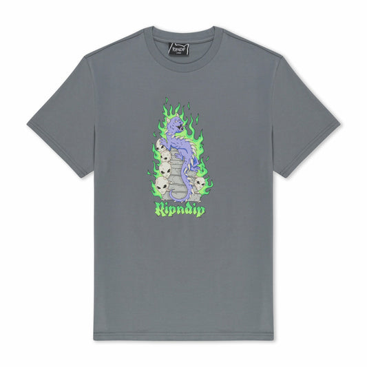 Horntail Tee (Charcoal) - Ripndip