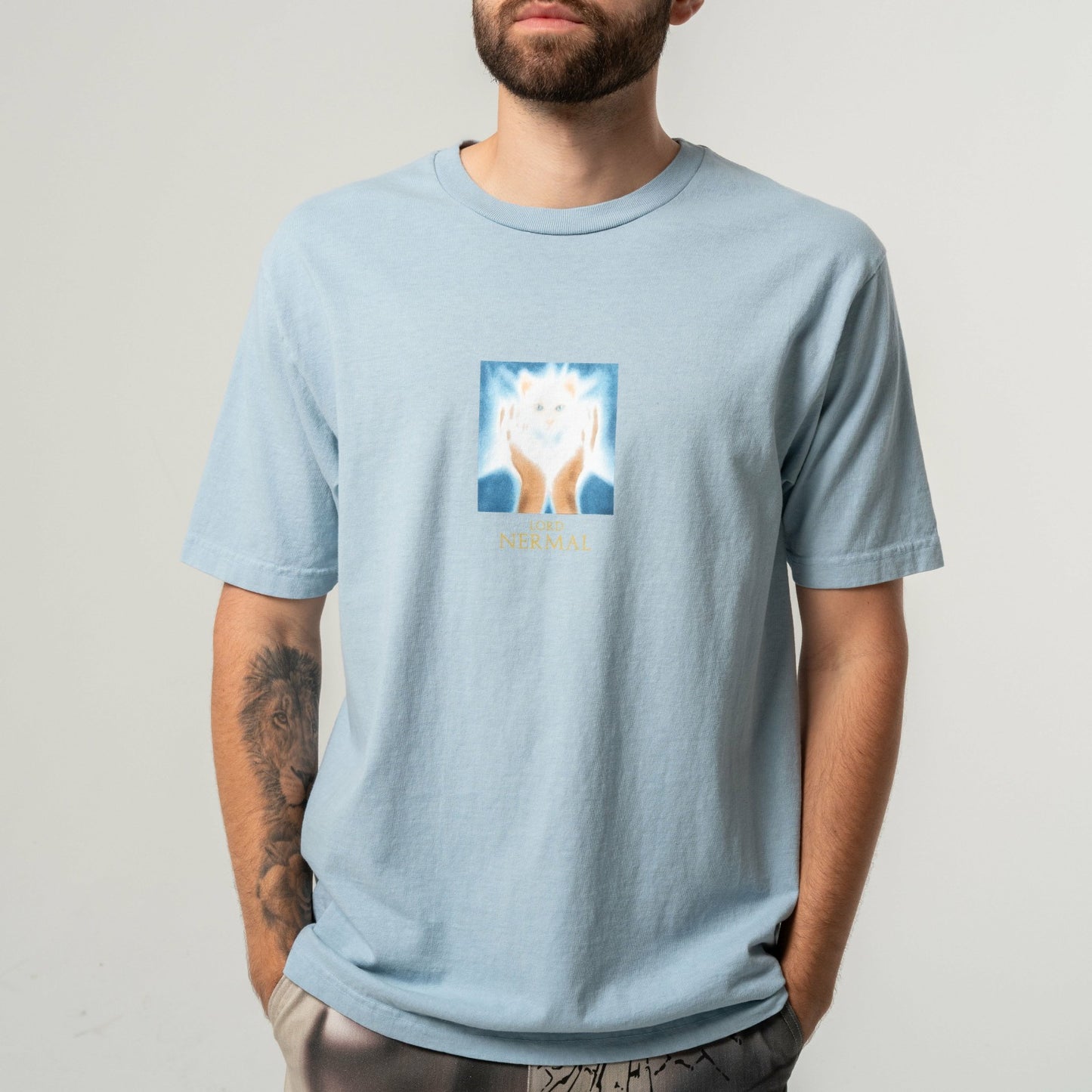 Nerm In The Clouds Tee (Powder Blue) - Ripndip