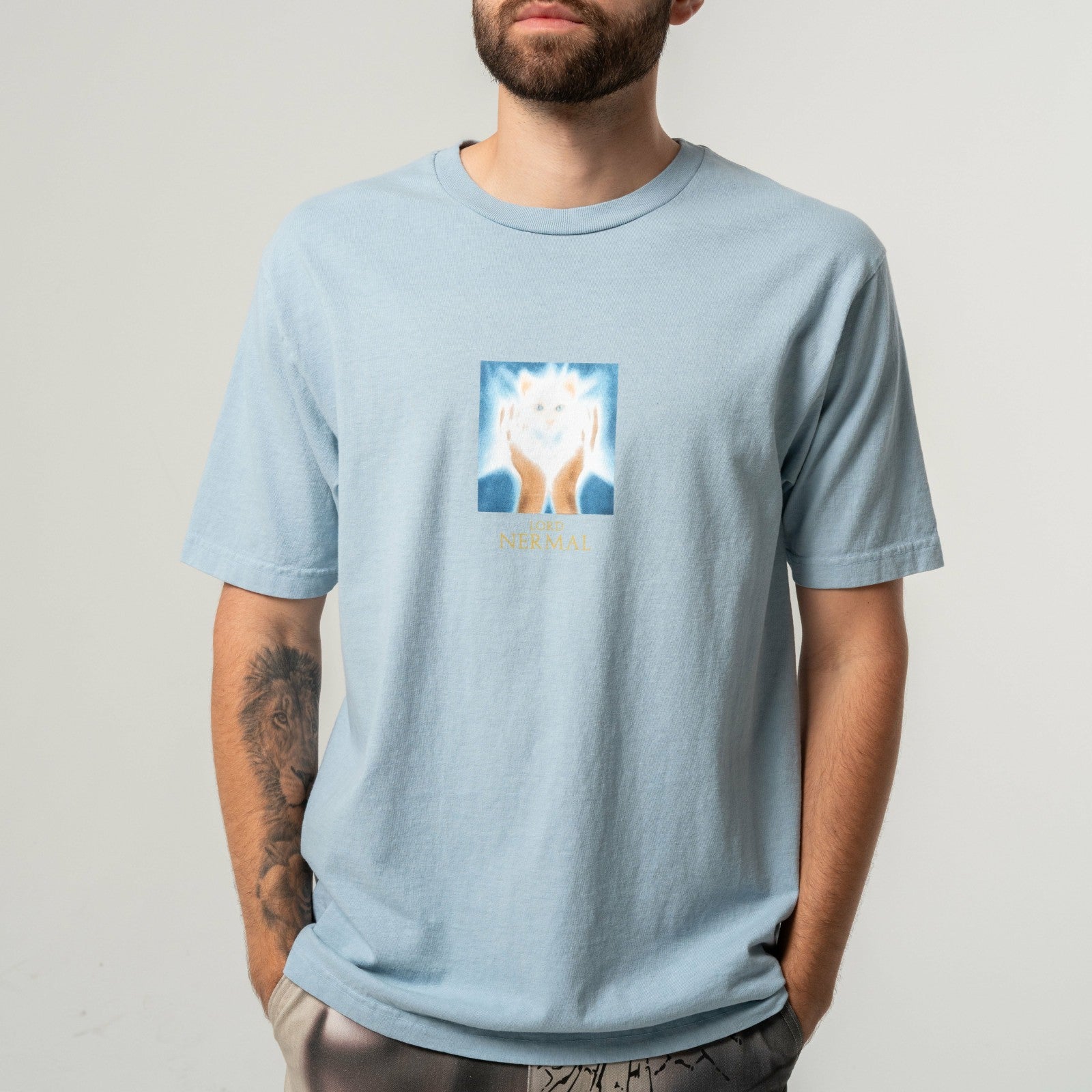 Nerm In The Clouds Tee (Powder Blue) - Ripndip