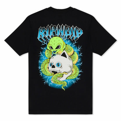 Skull and Bones Tee (Black) - Ripndip