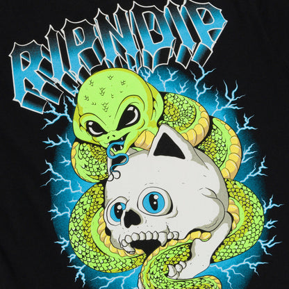 Skull and Bones Tee (Black) - Ripndip