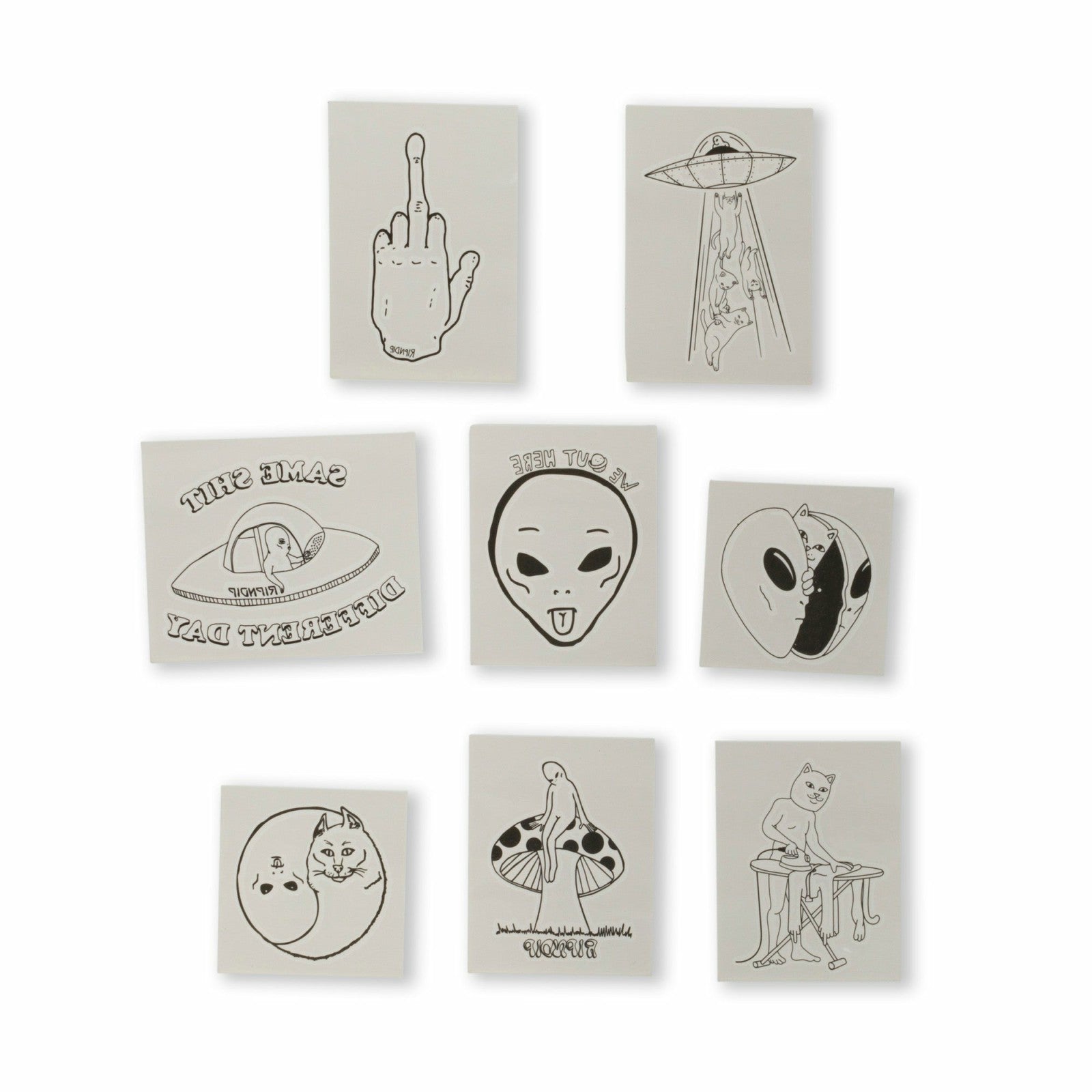 We Out Here Tattoo Sheet (Black) - Ripndip