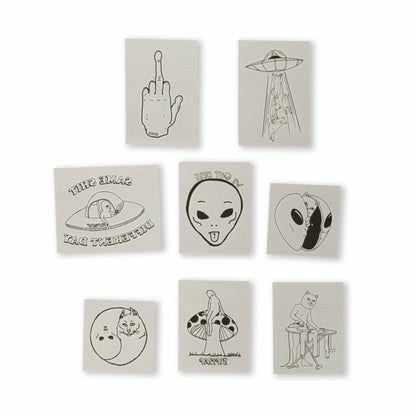We Out Here Tattoo Sheet (Black) - Ripndip