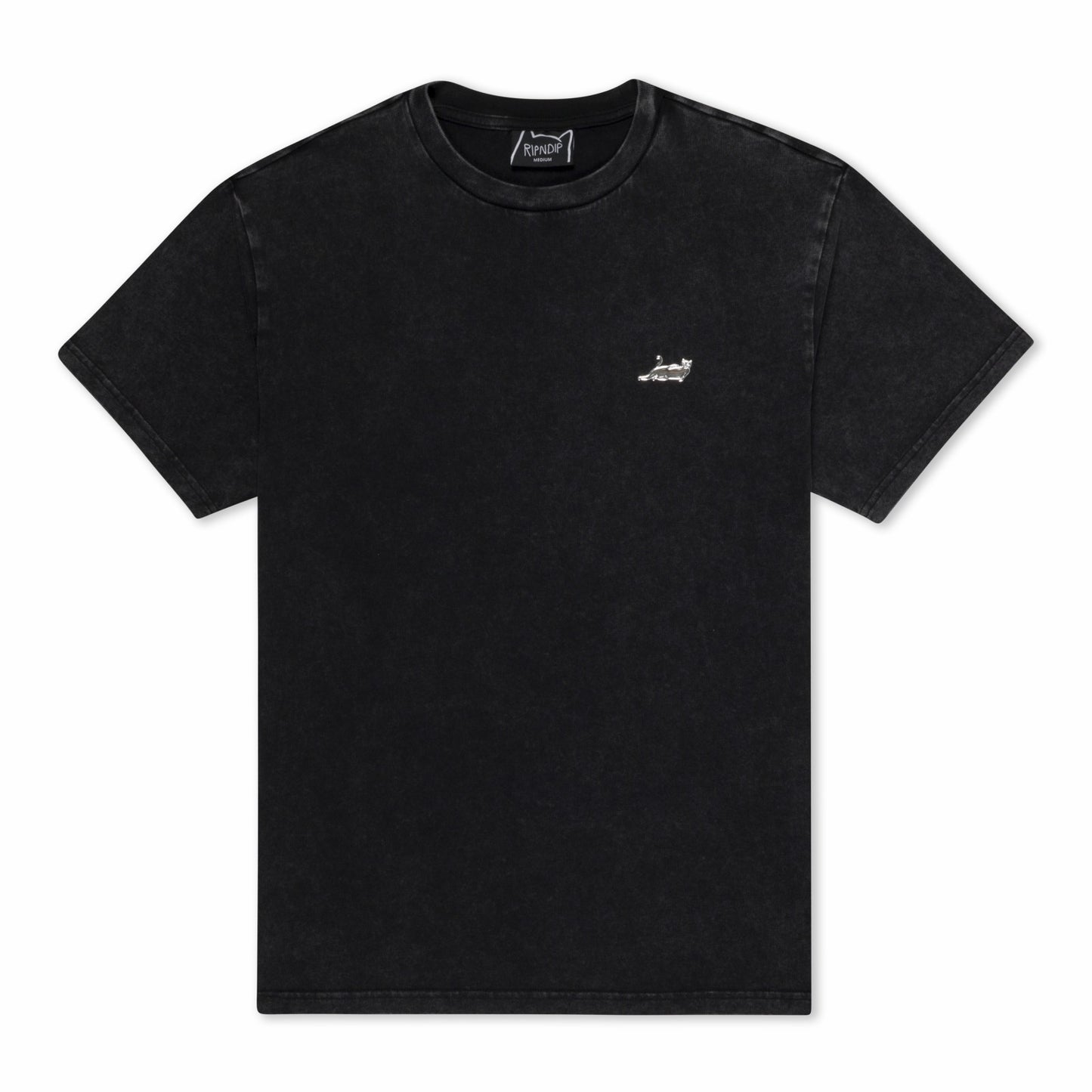 Castanza Short Sleeve Tee (Black Vintage Wash) - Ripndip
