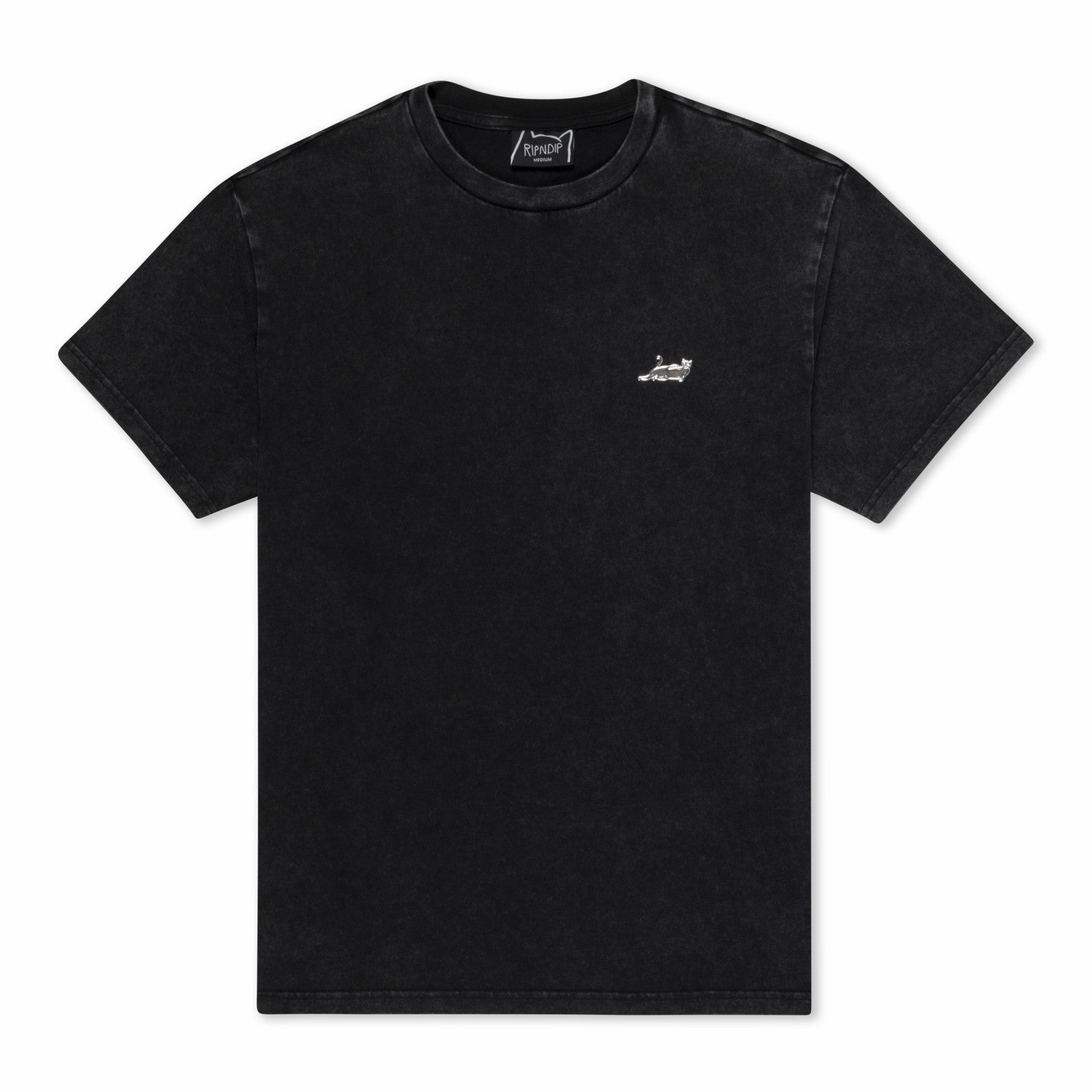 Castanza Short Sleeve Tee (Black Vintage Wash) - Ripndip