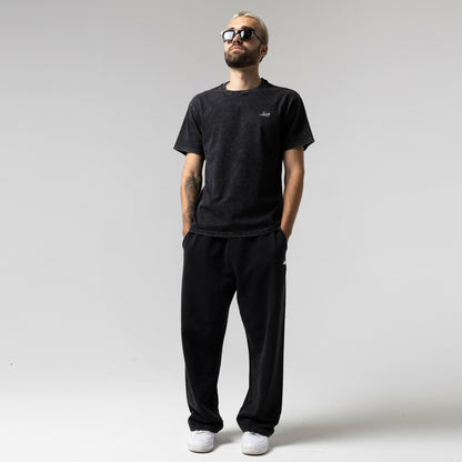 Castanza Short Sleeve Tee (Black Vintage Wash) - Ripndip