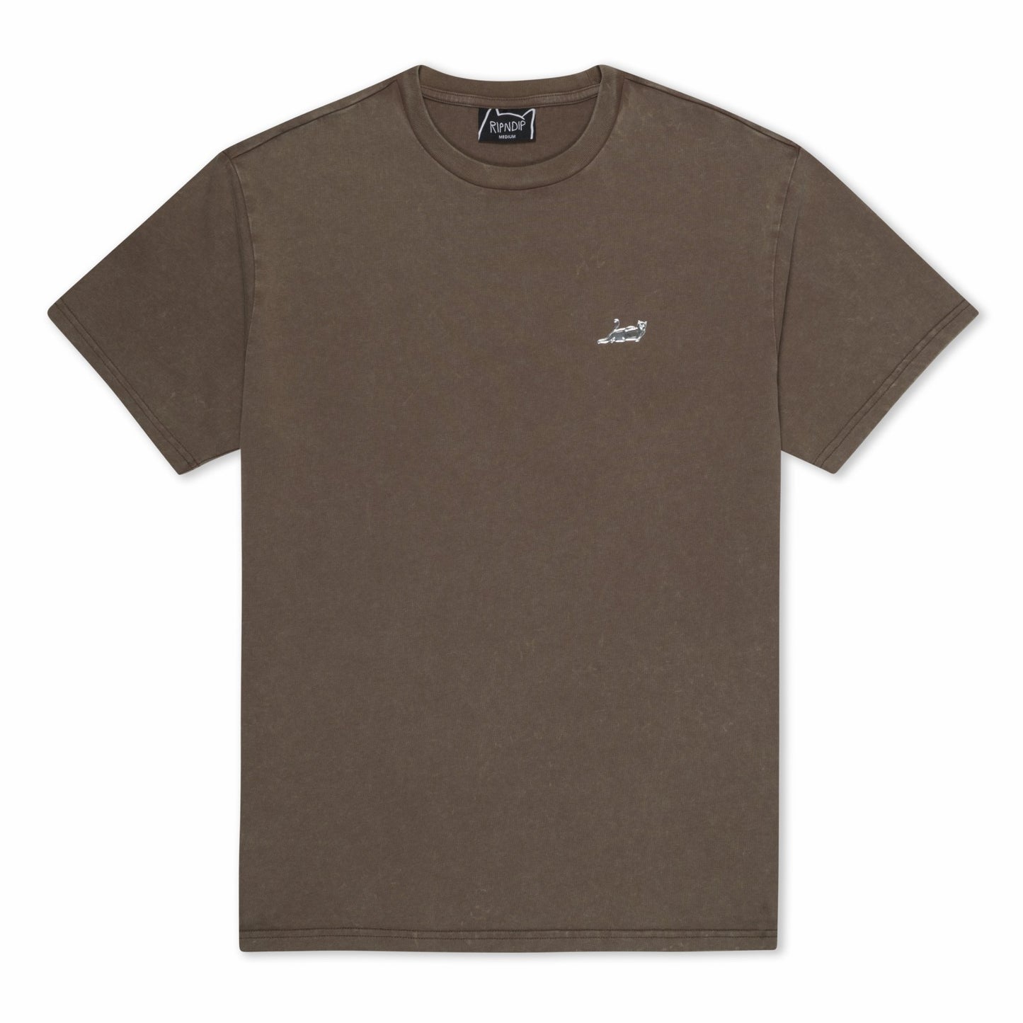 Castanza Short Sleeve Tee (Brown Vintage Wash) - Ripndip