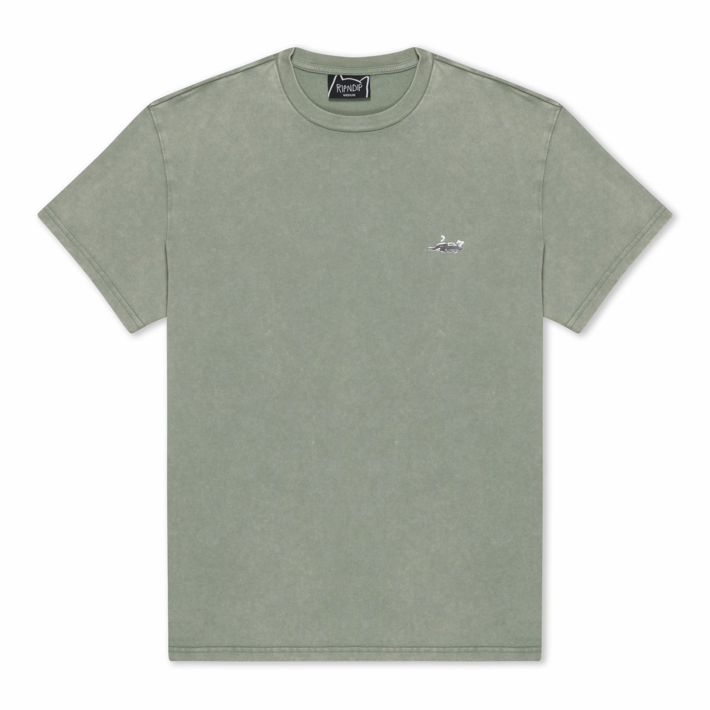 Castanza Short Sleeve Tee (Sage Vintage Wash) - Ripndip