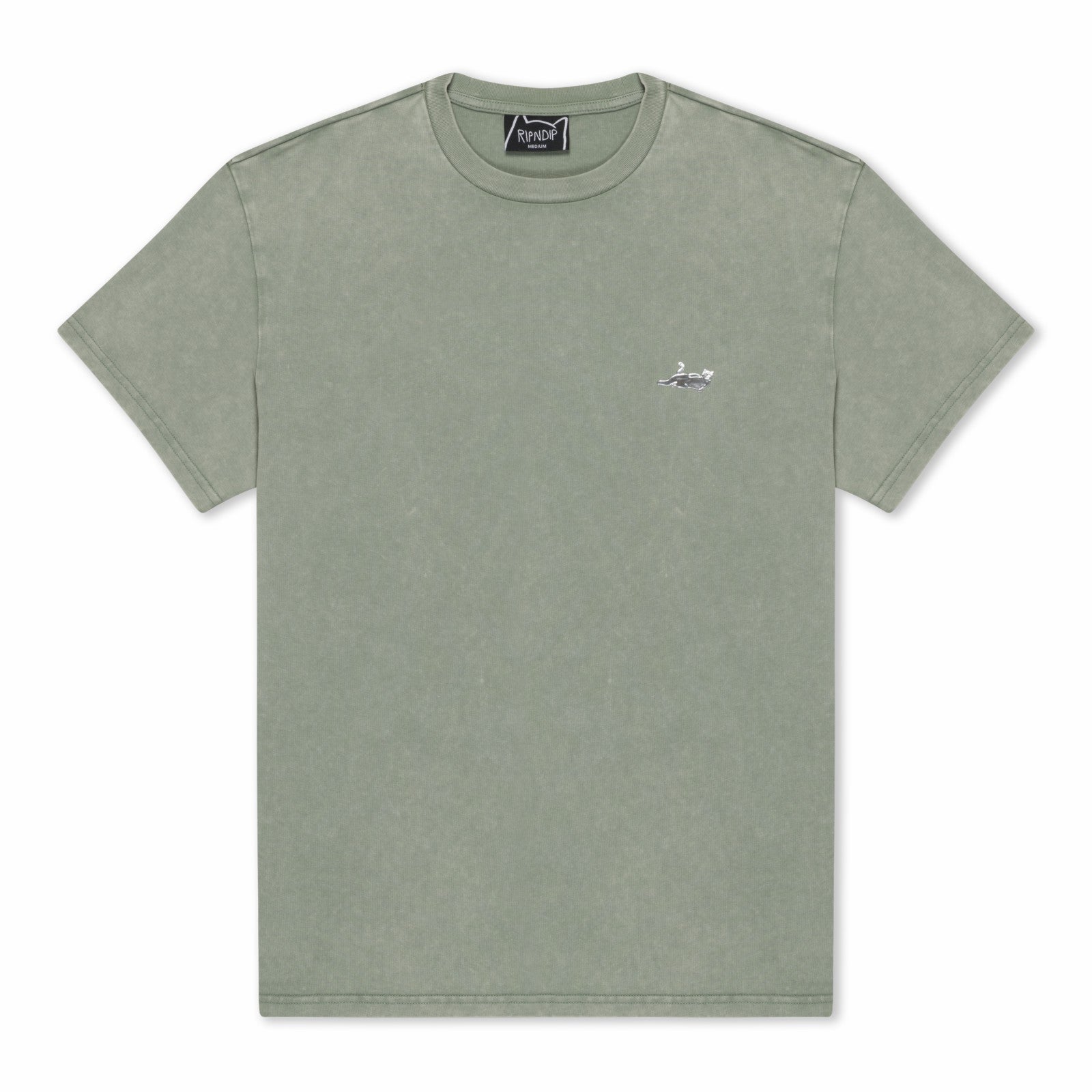 Castanza Short Sleeve Tee (Sage Vintage Wash) - Ripndip