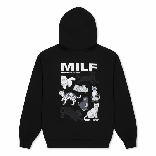Man I Love Felines Hoodie (Black) - Ripndip