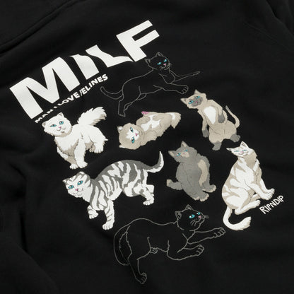 Man I Love Felines Hoodie (Black) - Ripndip