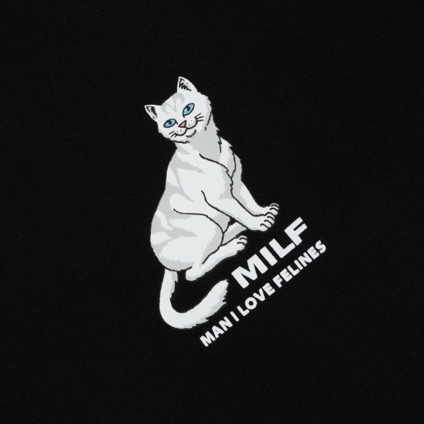 Man I Love Felines Hoodie (Black) - Ripndip