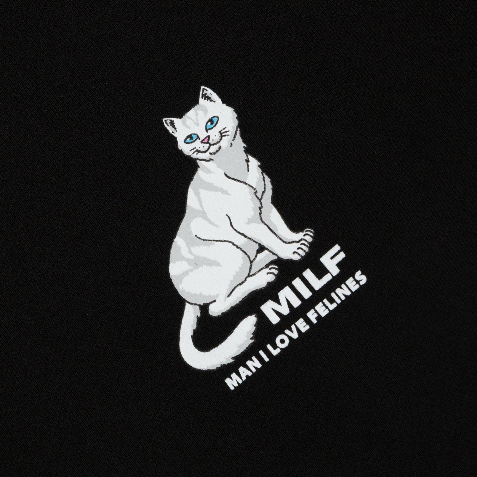 Man I Love Felines Hoodie (Black) - Ripndip