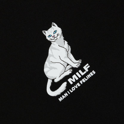 Man I Love Felines Hoodie (Black) - Ripndip