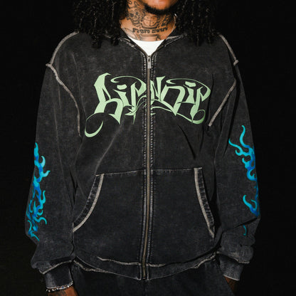 Squabble Up Hoodie (Black Vintage Wash) - Ripndip