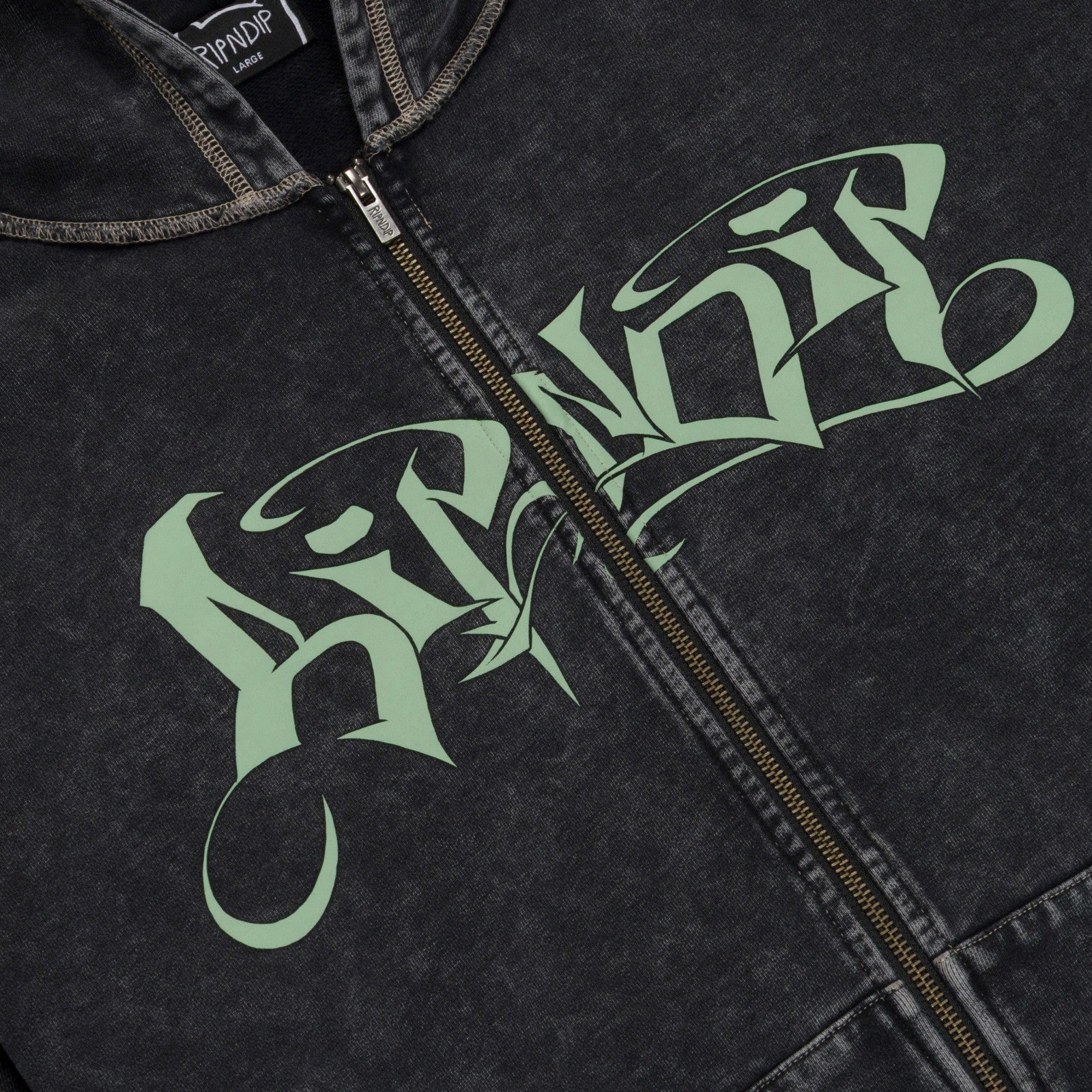 Squabble Up Hoodie (Black Vintage Wash) - Ripndip
