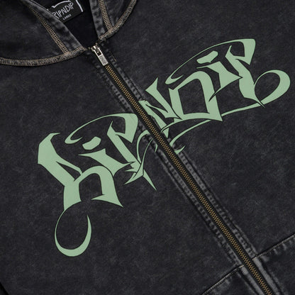 Squabble Up Hoodie (Black Vintage Wash) - Ripndip