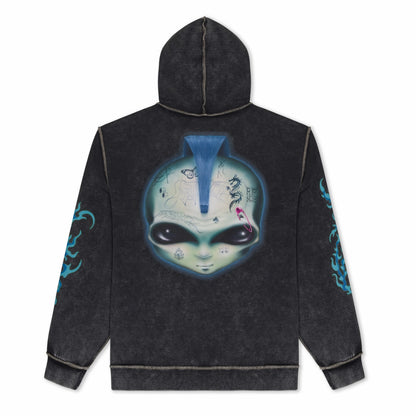 Squabble Up Hoodie (Black Vintage Wash) - Ripndip