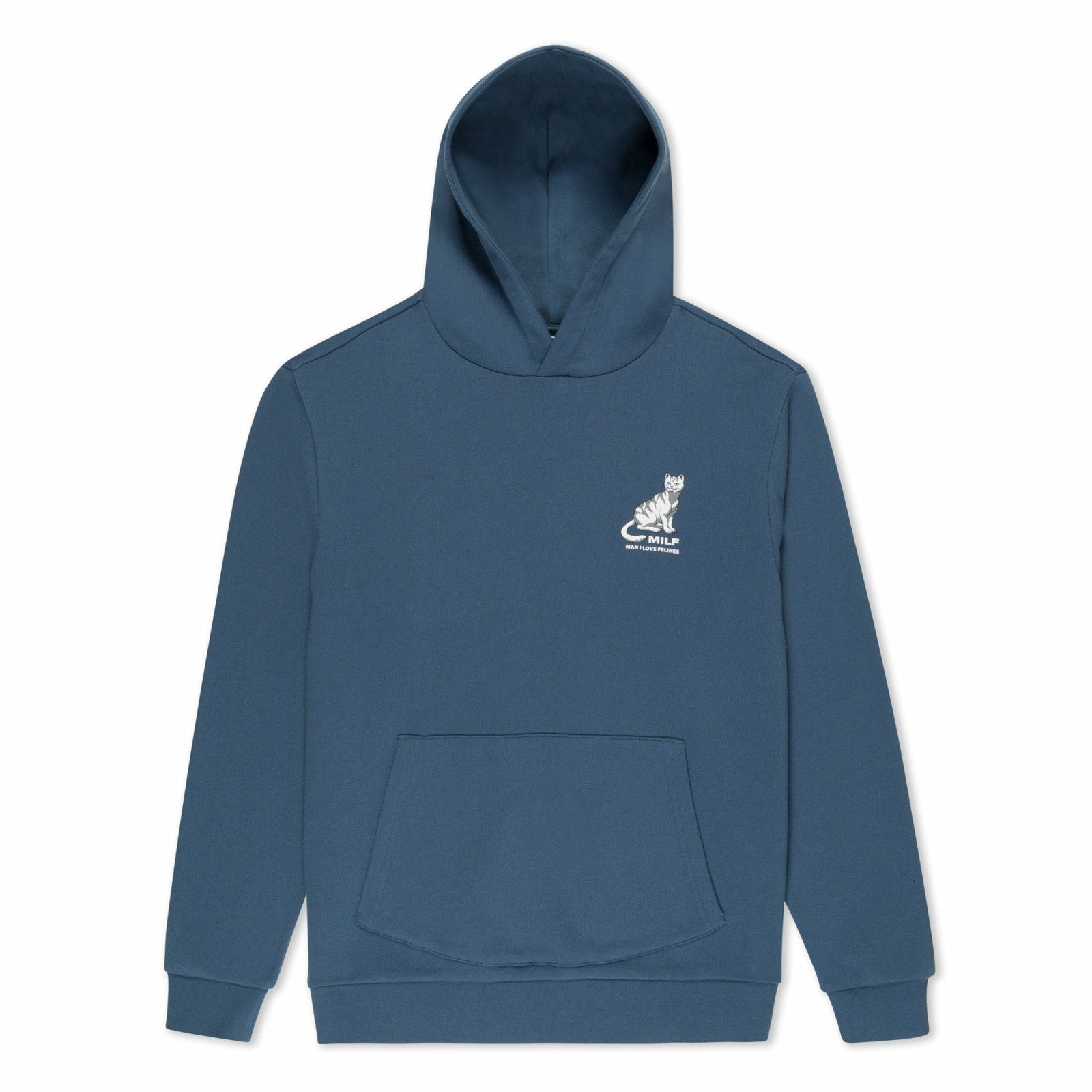 Man I Love Felines Hoodie (Storm Blue) - Ripndip