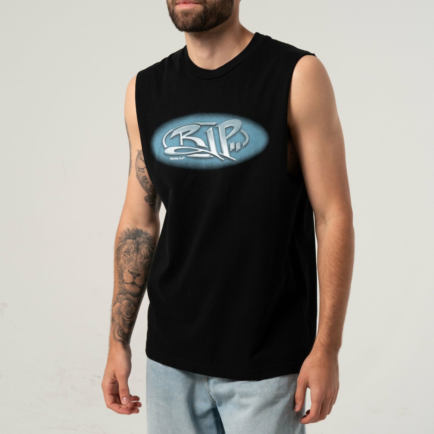 Ripped Tank (Black) - Ripndip