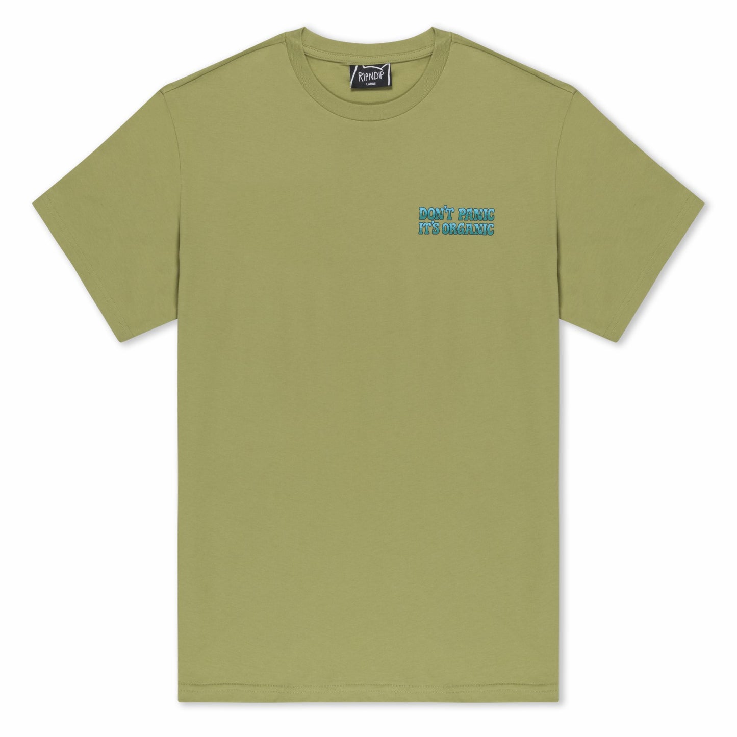 Don't Panic Tee (Light Forest) - Ripndip