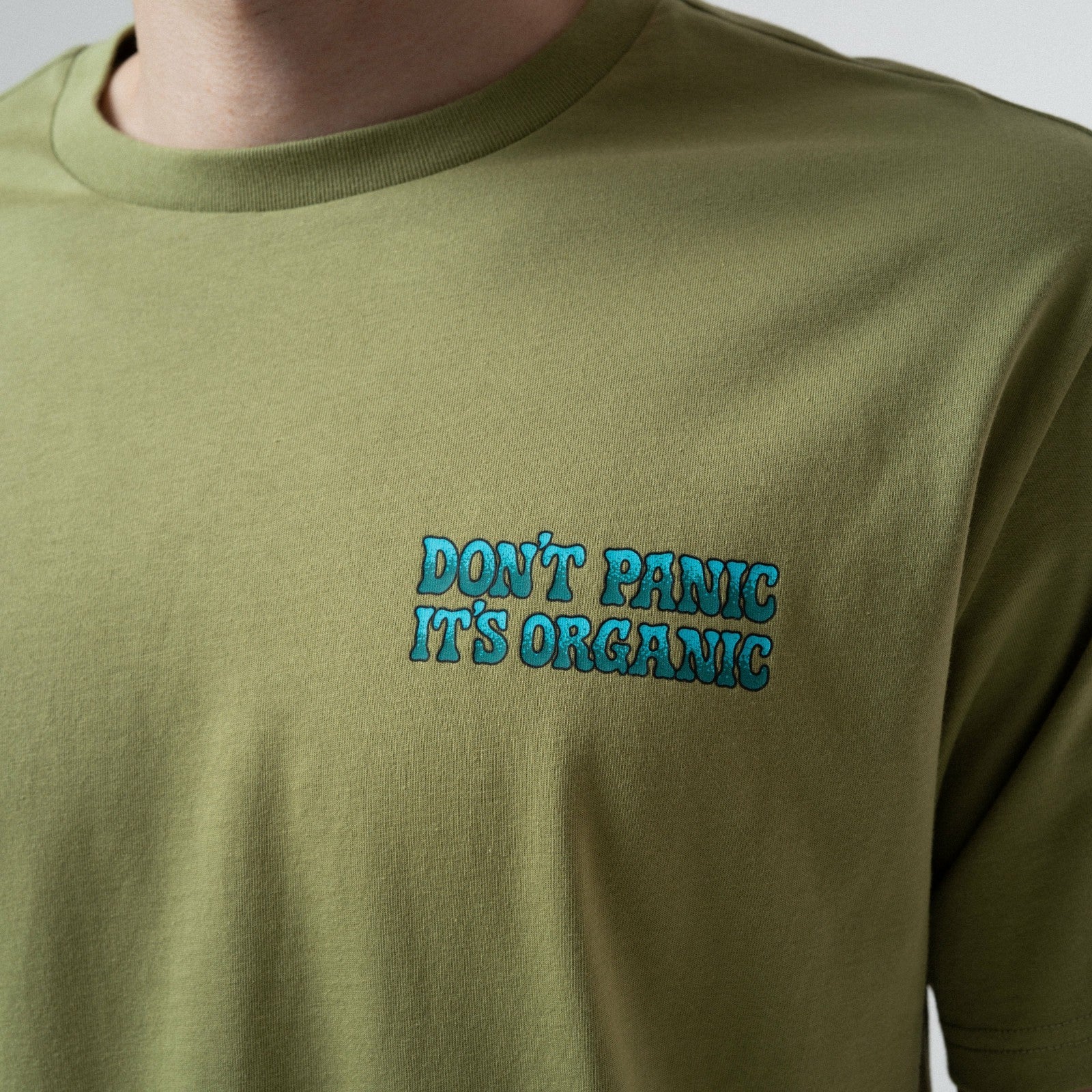 Don't Panic Tee (Light Forest) - Ripndip