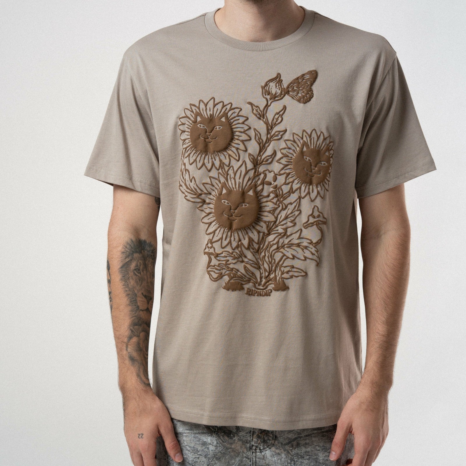 Where The Flowers Bloom Tee (Sand) - Ripndip