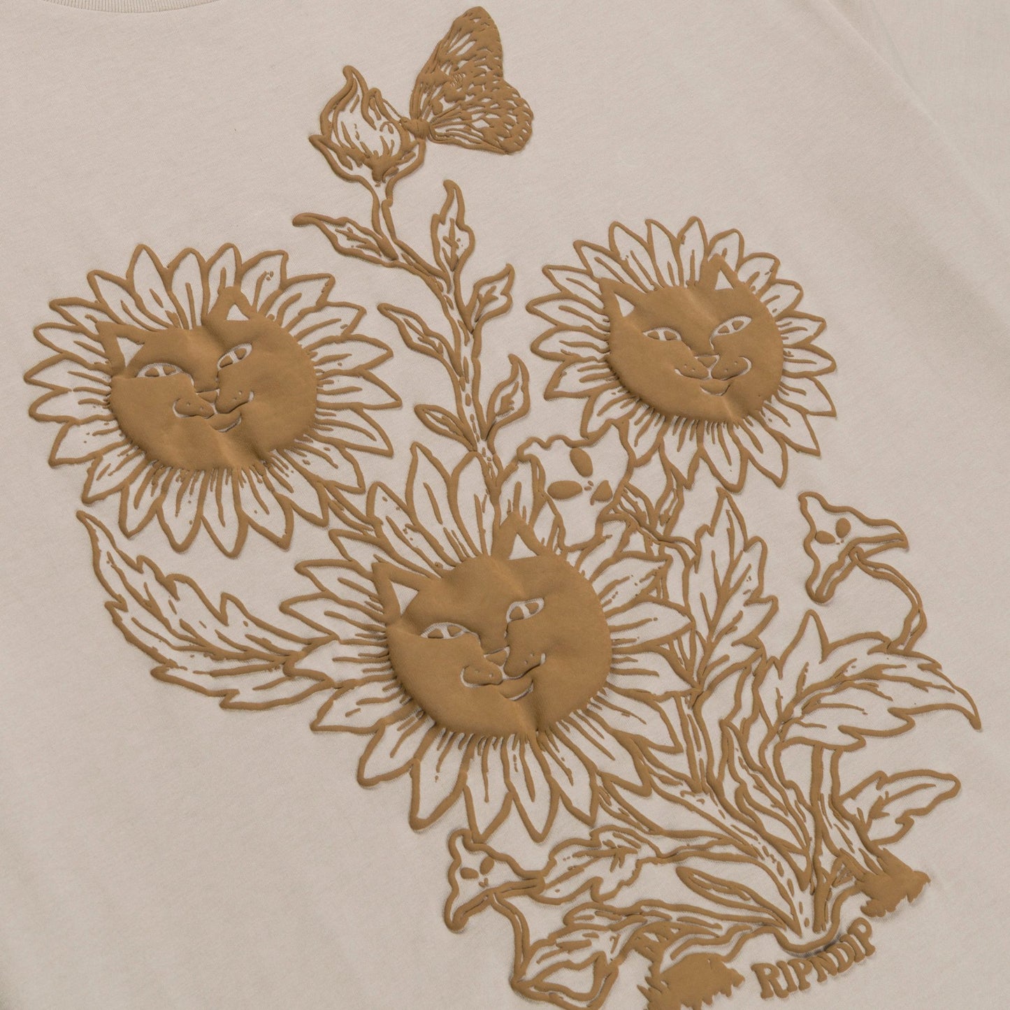 Where The Flowers Bloom Tee (Sand) - Ripndip