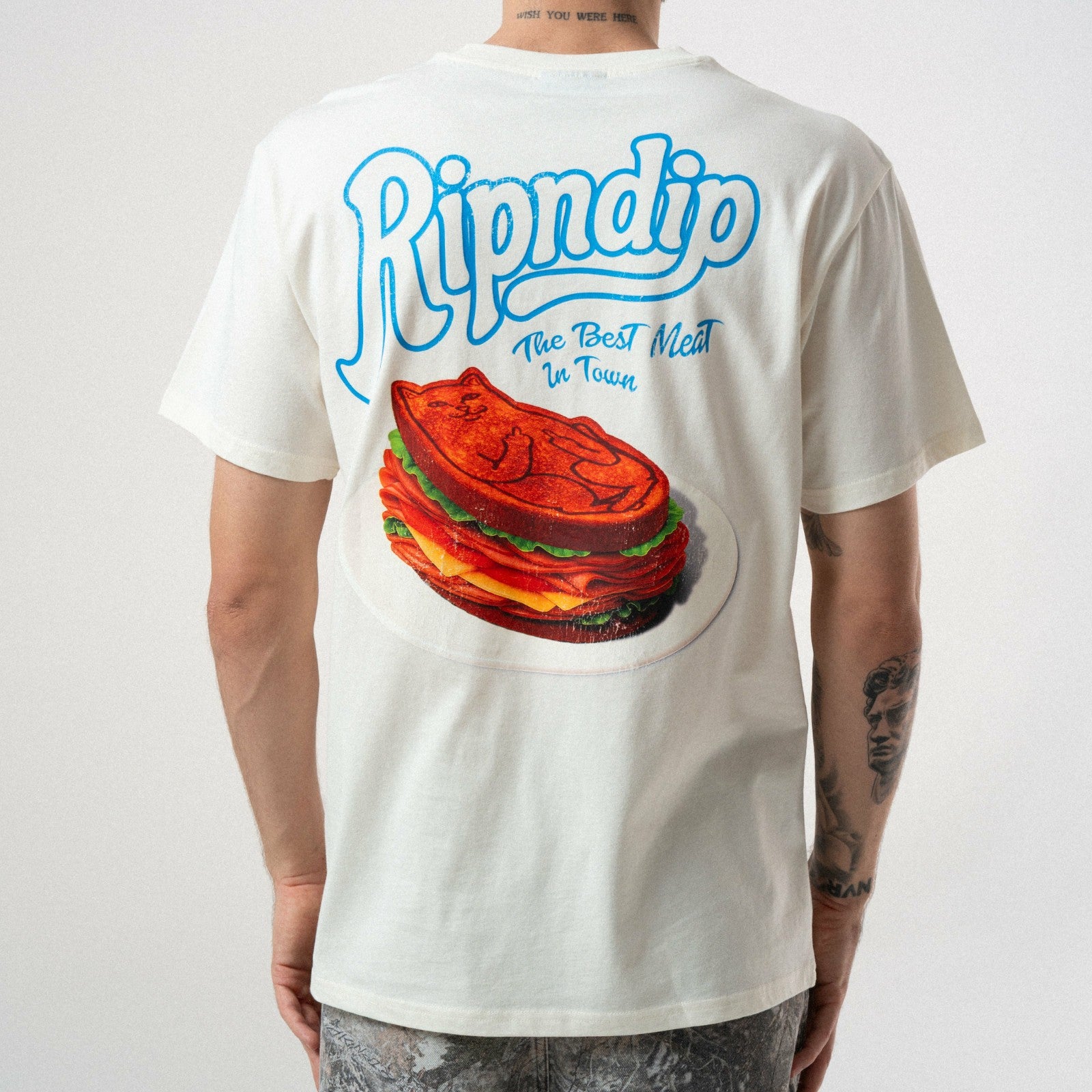 Best Meat Tee (Bone) - Ripndip