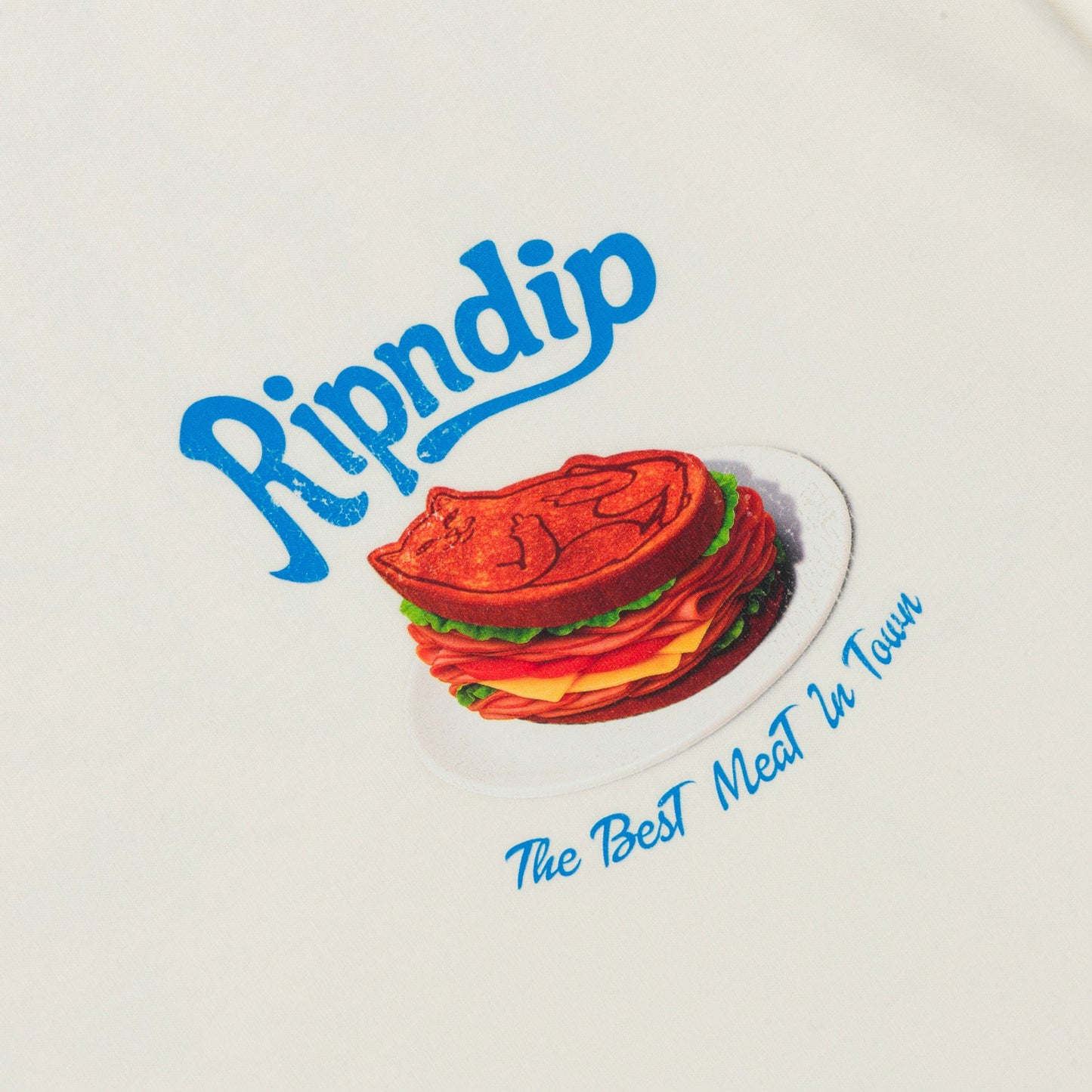 Best Meat Tee (Bone) - Ripndip