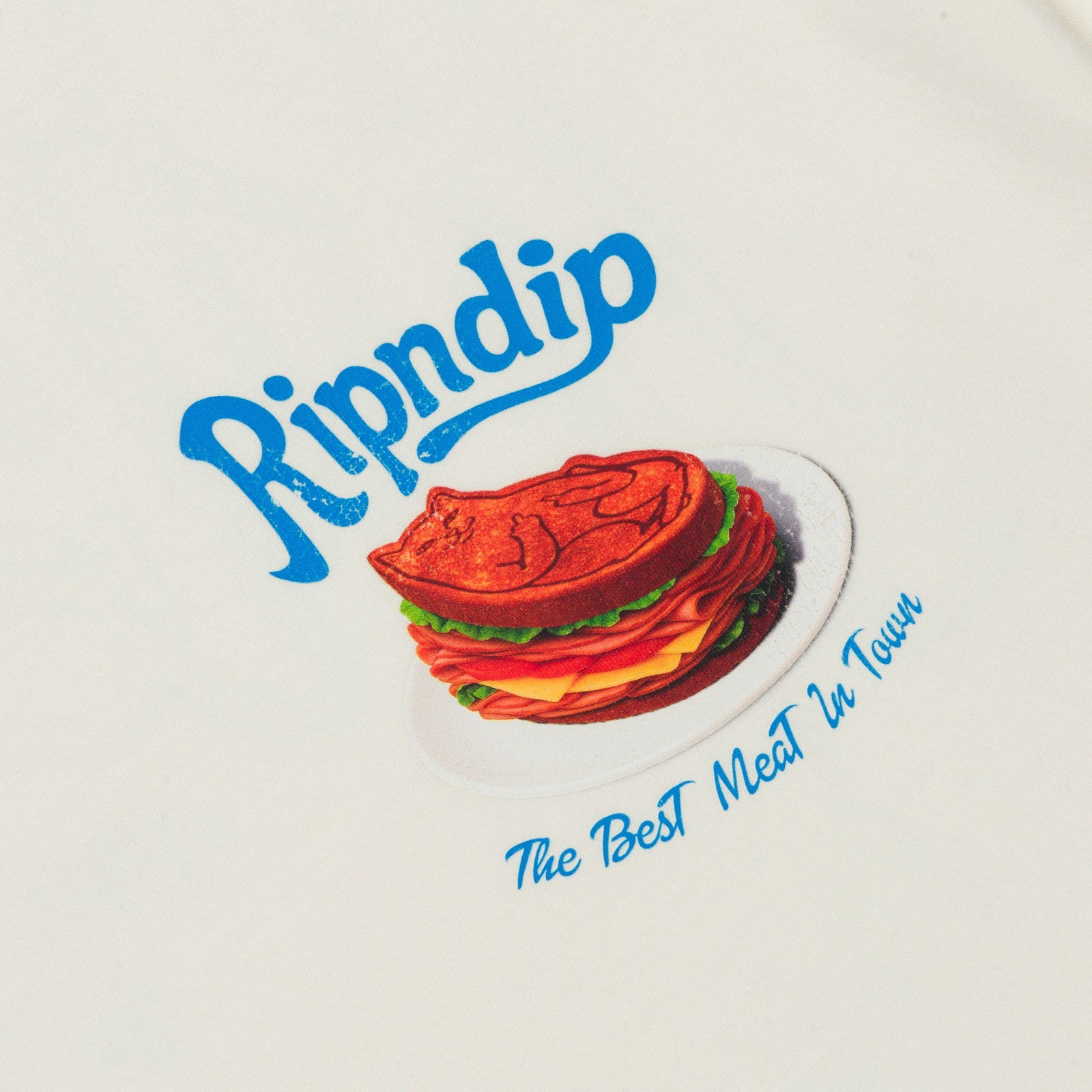 Best Meat Tee (Bone) - Ripndip