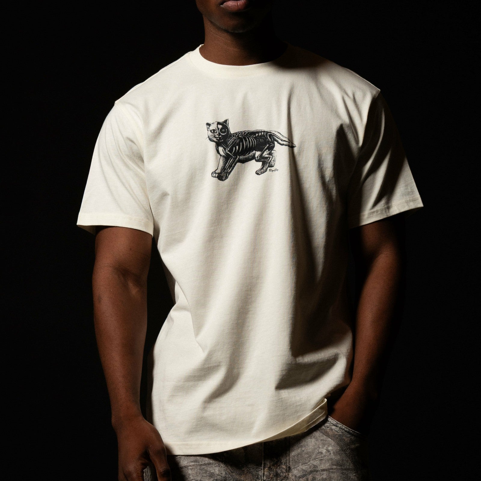 Inside Out Tee (Bone) - Ripndip