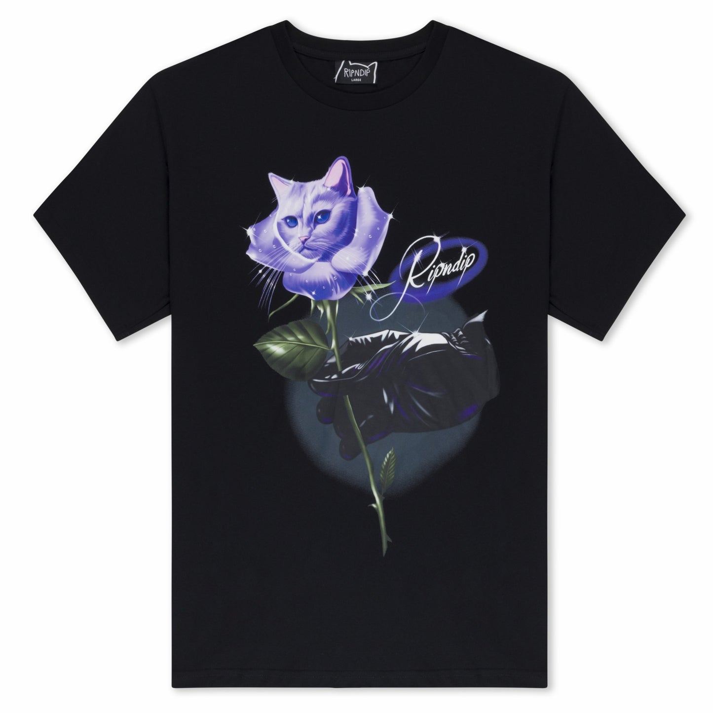 Rose Tee (Black) - Ripndip