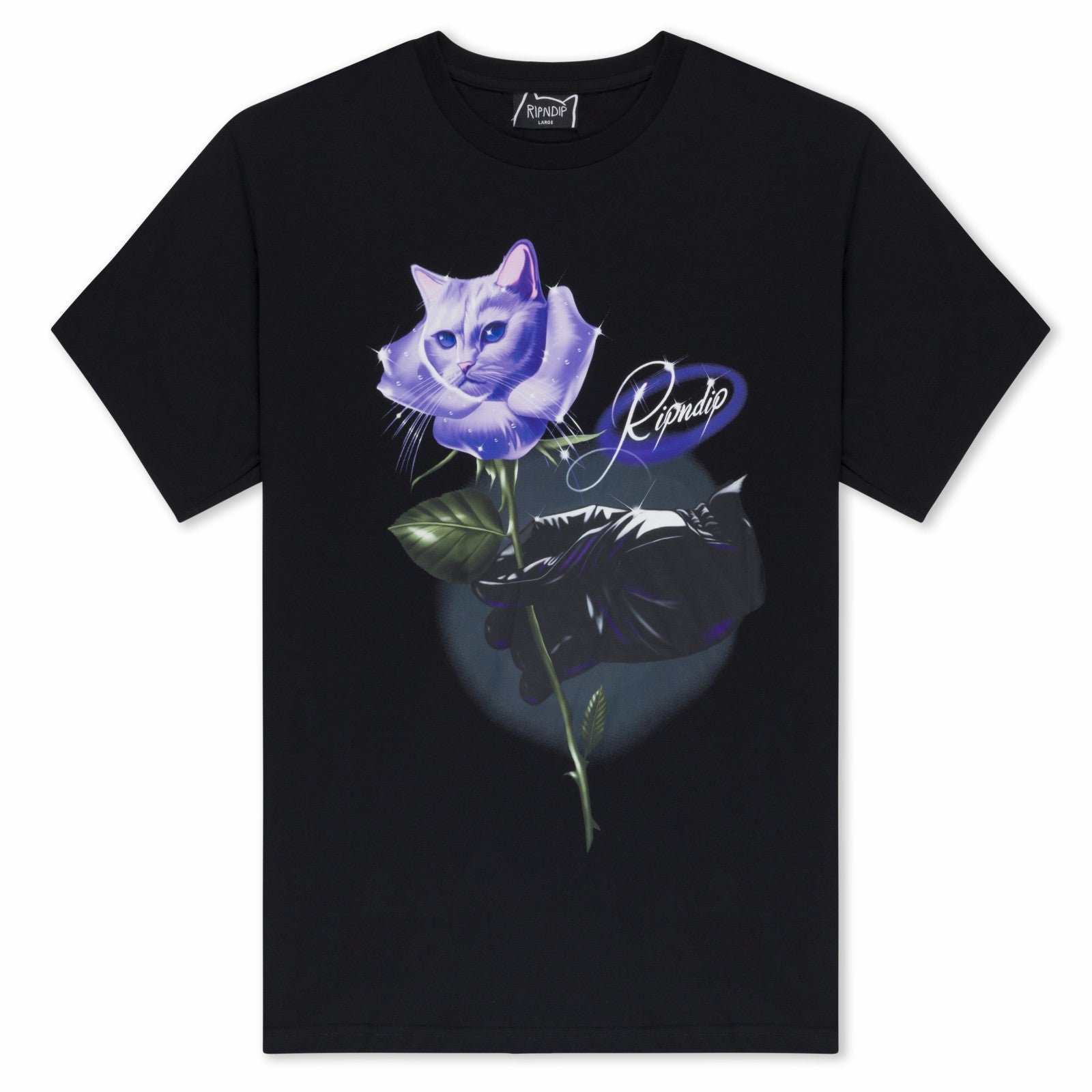 Rose Tee (Black) - Ripndip