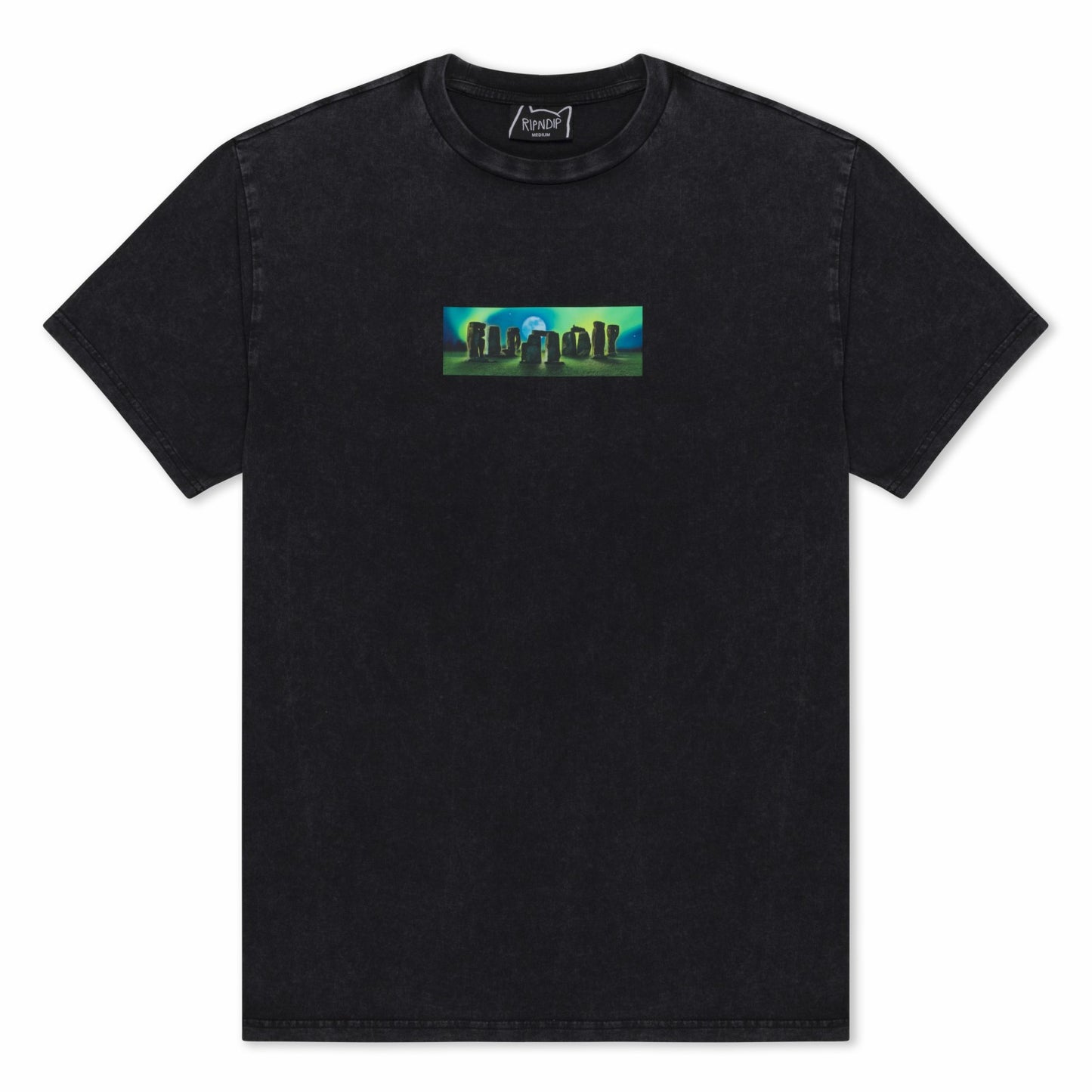 UFO Tours Tee (Black Vintage Wash) - Ripndip