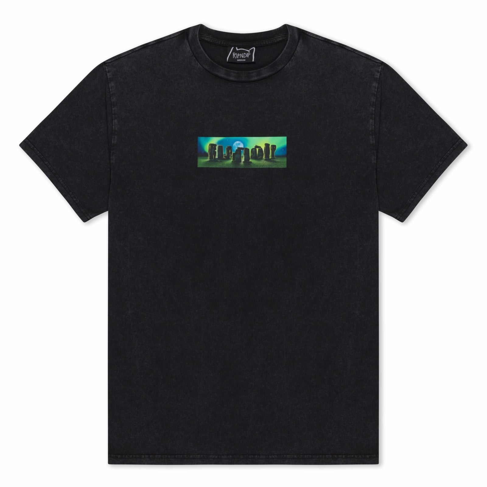 UFO Tours Tee (Black Vintage Wash) - Ripndip
