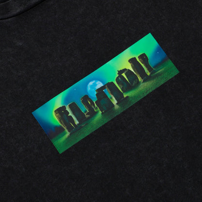 UFO Tours Tee (Black Vintage Wash) - Ripndip