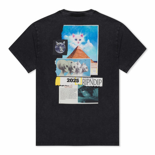 Nerm Geo Tee (Black Vintage Wash) - Ripndip