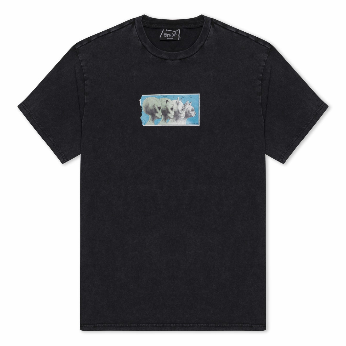 Nerm Geo Tee (Black Vintage Wash) - Ripndip