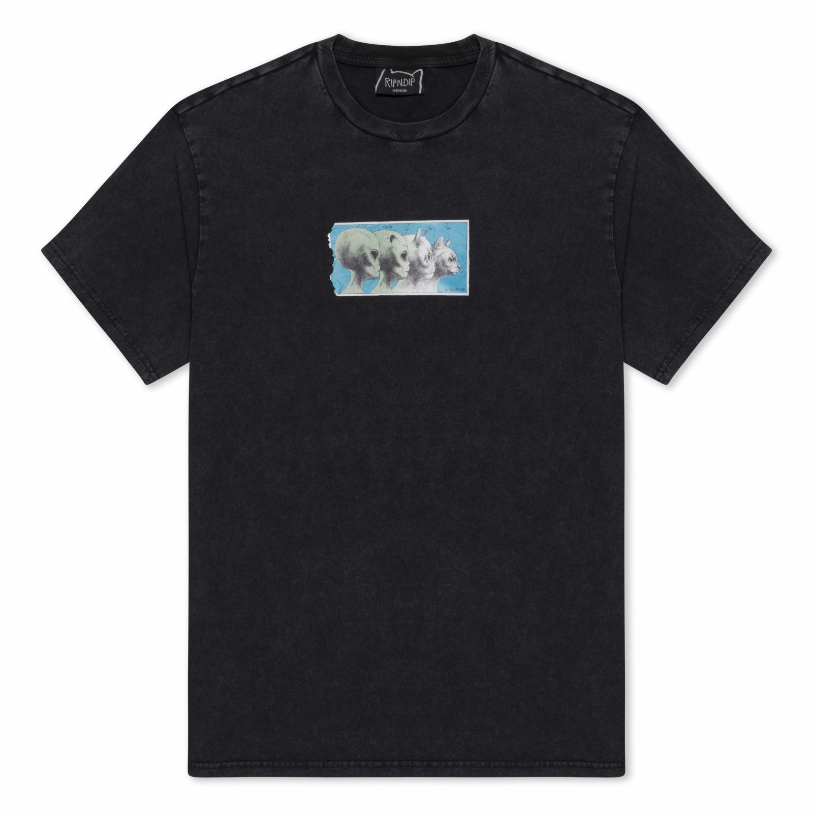 Nerm Geo Tee (Black Vintage Wash) - Ripndip