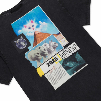 Nerm Geo Tee (Black Vintage Wash) - Ripndip