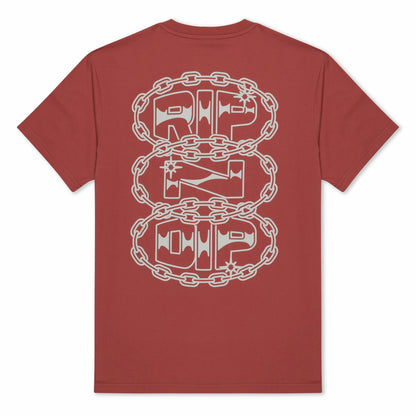 Linked Up Tee (Burnt Orange) - Ripndip