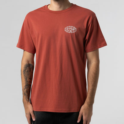 Linked Up Tee (Burnt Orange) - Ripndip