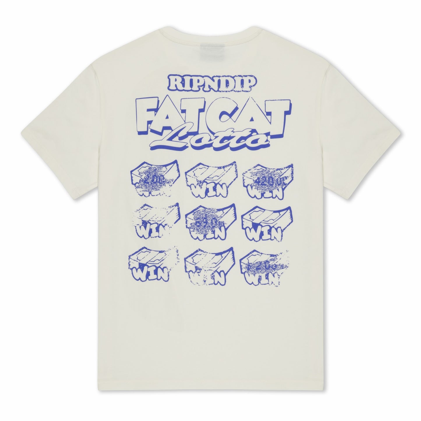 Fat Cat Tee (Bone) - Ripndip