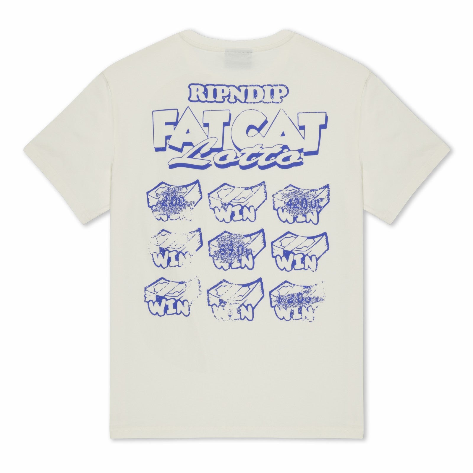 Fat Cat Tee (Bone) - Ripndip