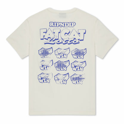 Fat Cat Tee (Bone) - Ripndip