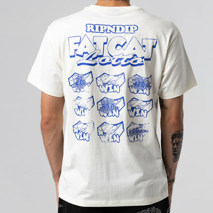 Fat Cat Tee (Bone) - Ripndip